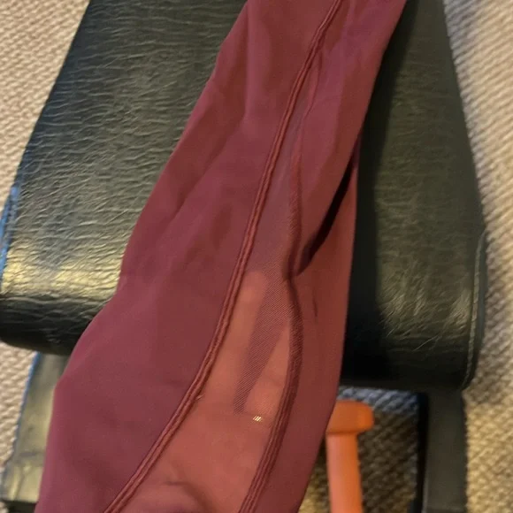 Lululemon Maroon Leggings - Picture 3 of 6